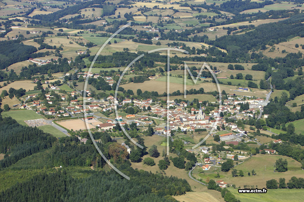 Photo arienne de Chambost-Longessaigne