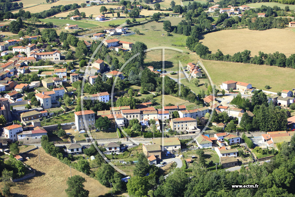 Photo arienne de Chambost-Longessaigne