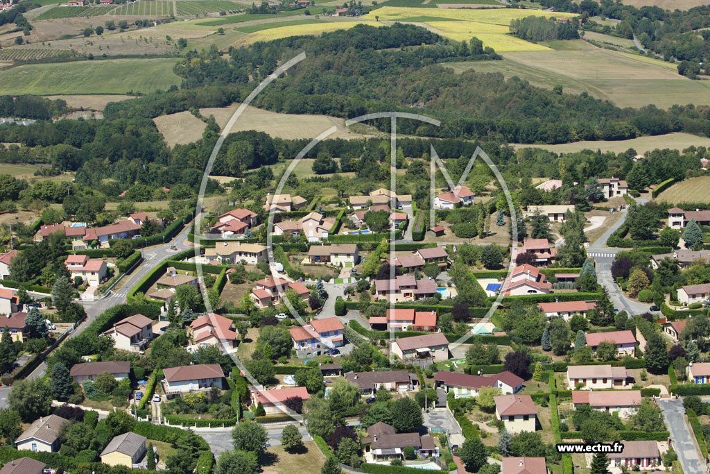 Photo arienne de Fleurieux-sur-l'Arbresle