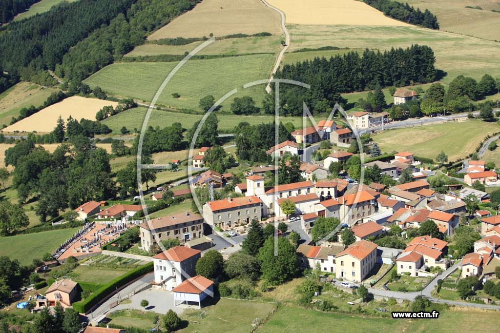 Photo arienne de Les Sauvages