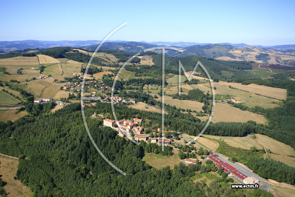 Photo arienne de Les Sauvages (Notre Dame de la Roche)
