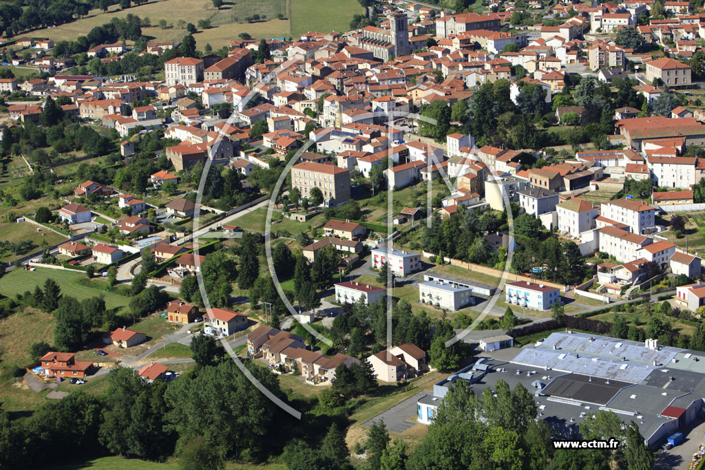 Photo arienne de Panissires