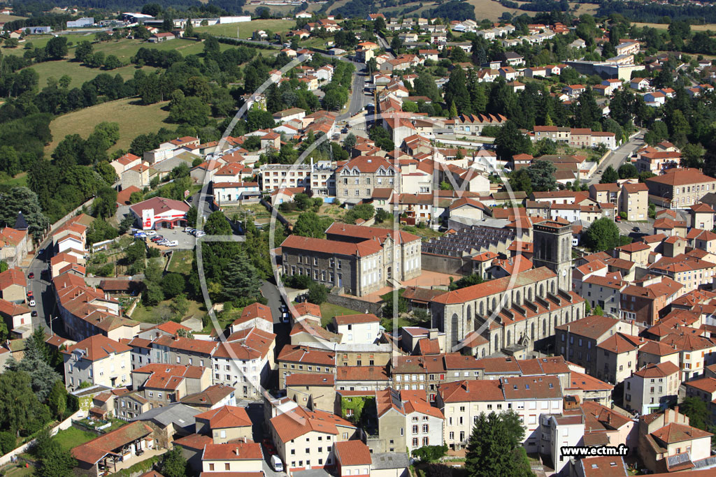 Photo arienne de Panissires