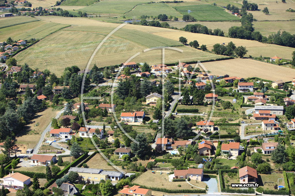 Photo arienne de Pontcharra-sur-Turdine