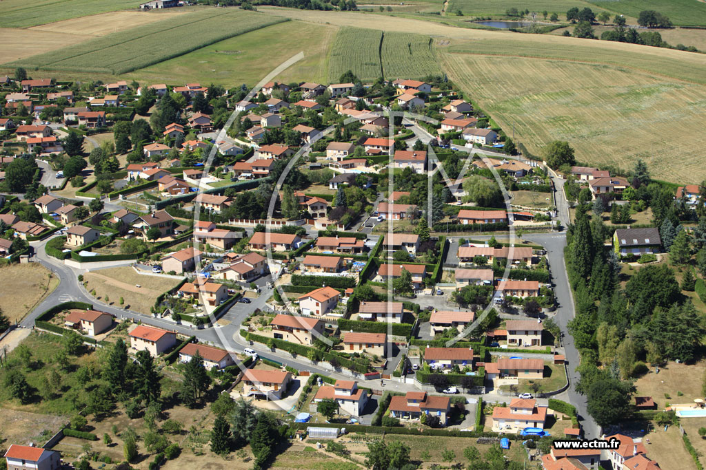 Photo arienne de Pontcharra-sur-Turdine