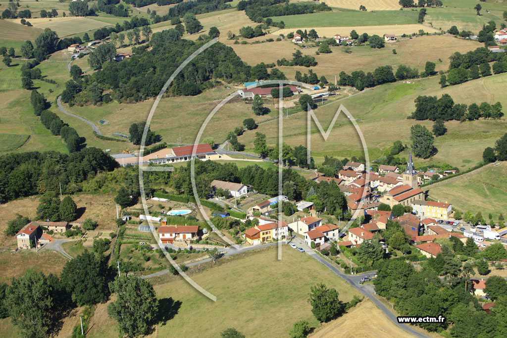 Photo arienne de Saint-Clment-les-Places