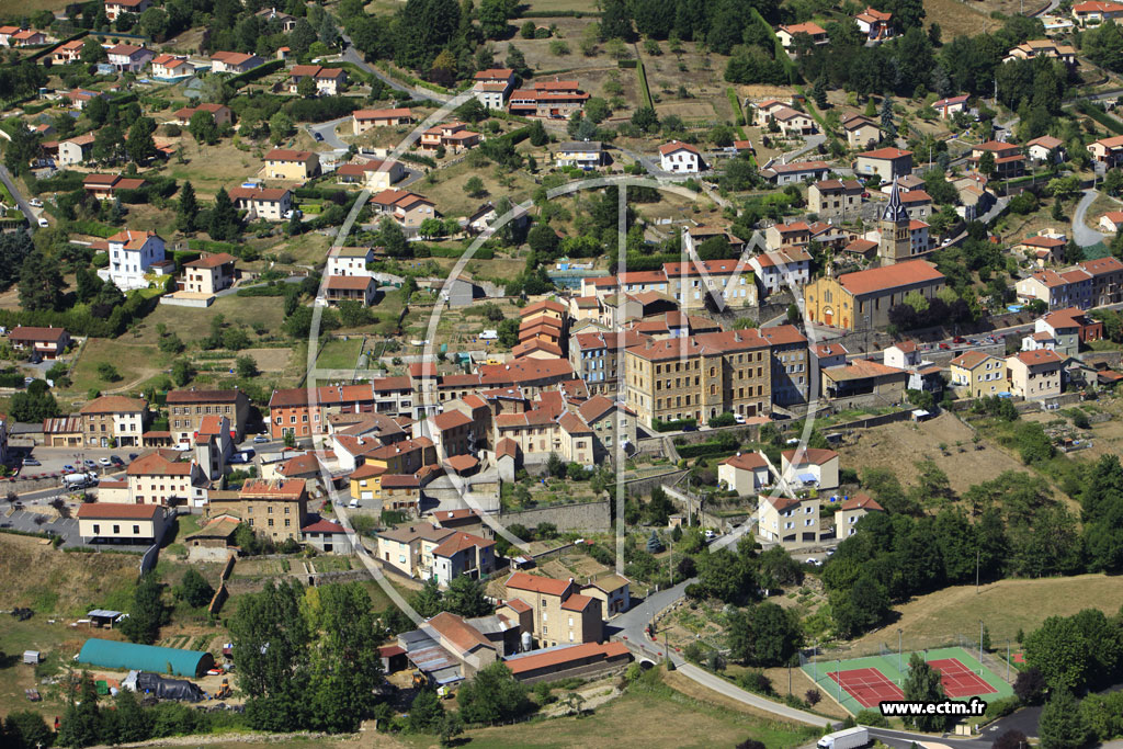 Photo arienne de Saint-Forgeux