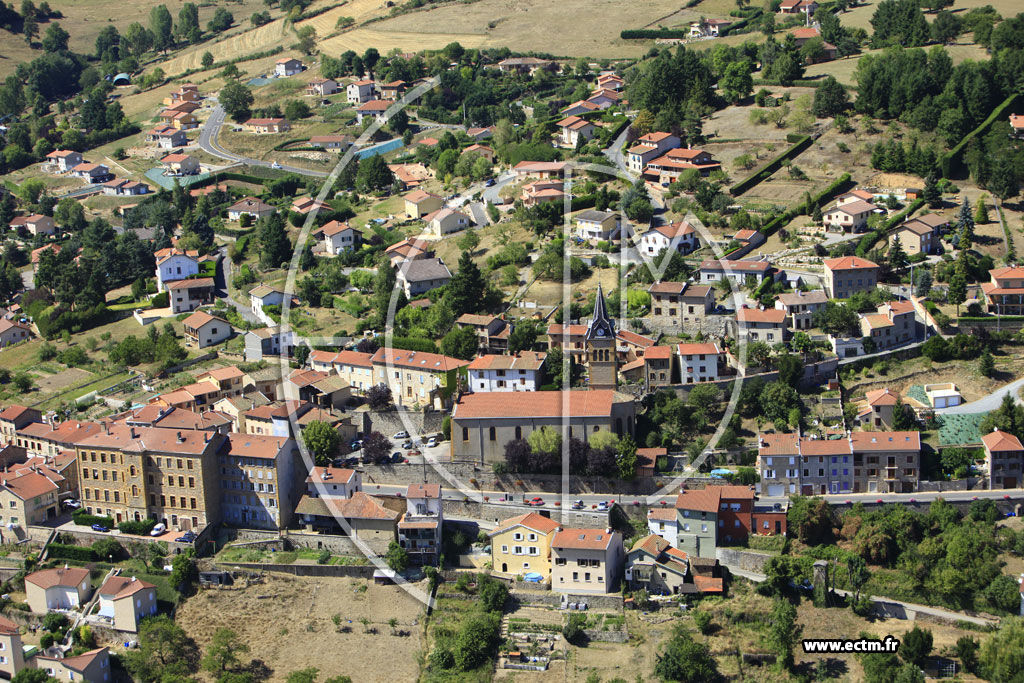Photo arienne de Saint-Forgeux