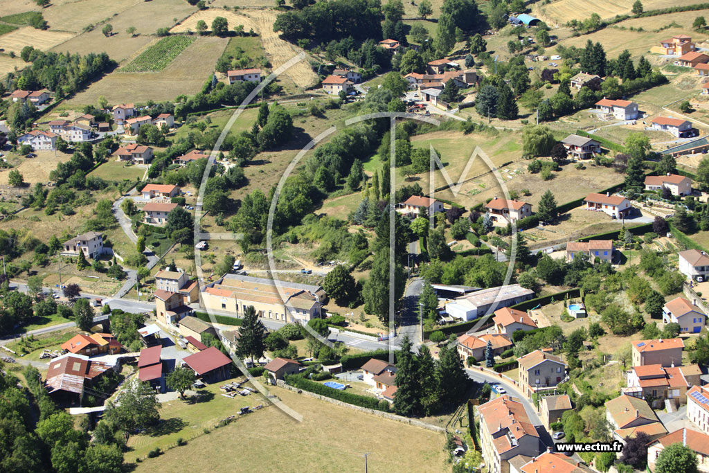 Photo arienne de Saint-Forgeux