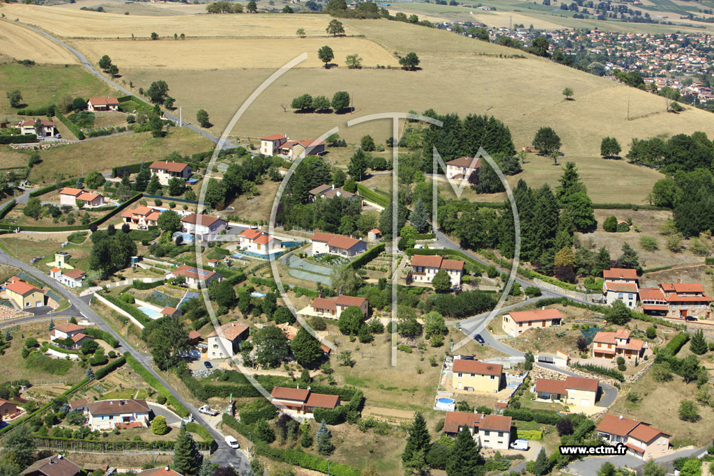 Photo arienne de Saint-Forgeux