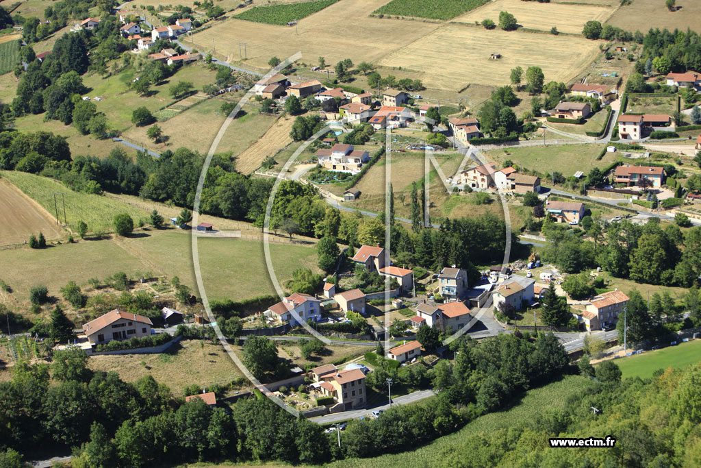 Photo arienne de Saint-Forgeux