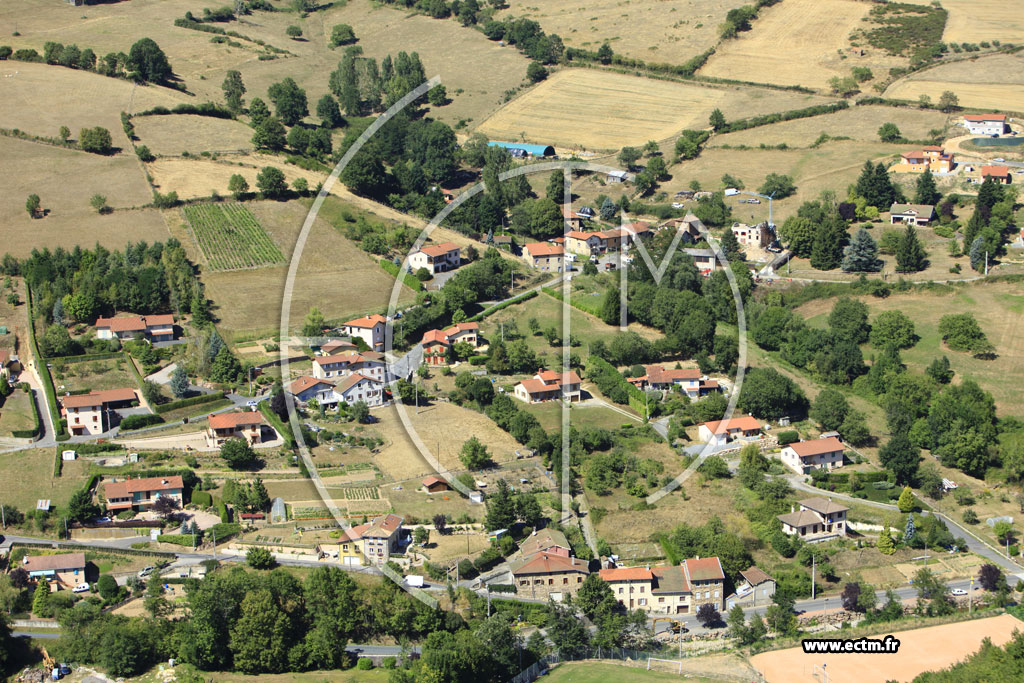 Photo arienne de Saint-Forgeux