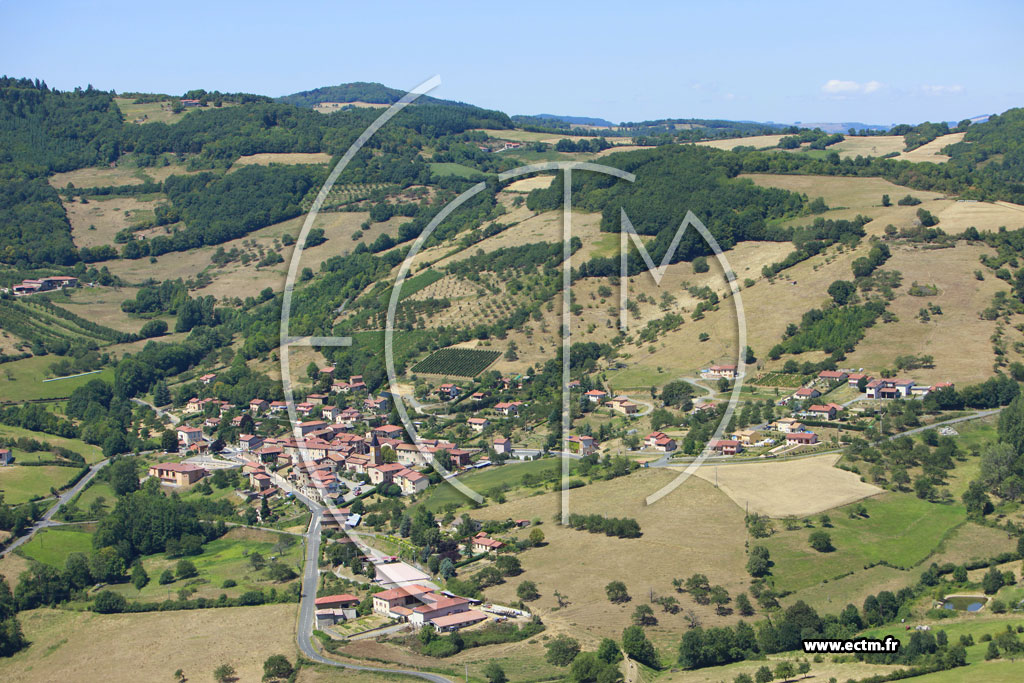 Photo arienne de Saint-Julien-sur-Bibost
