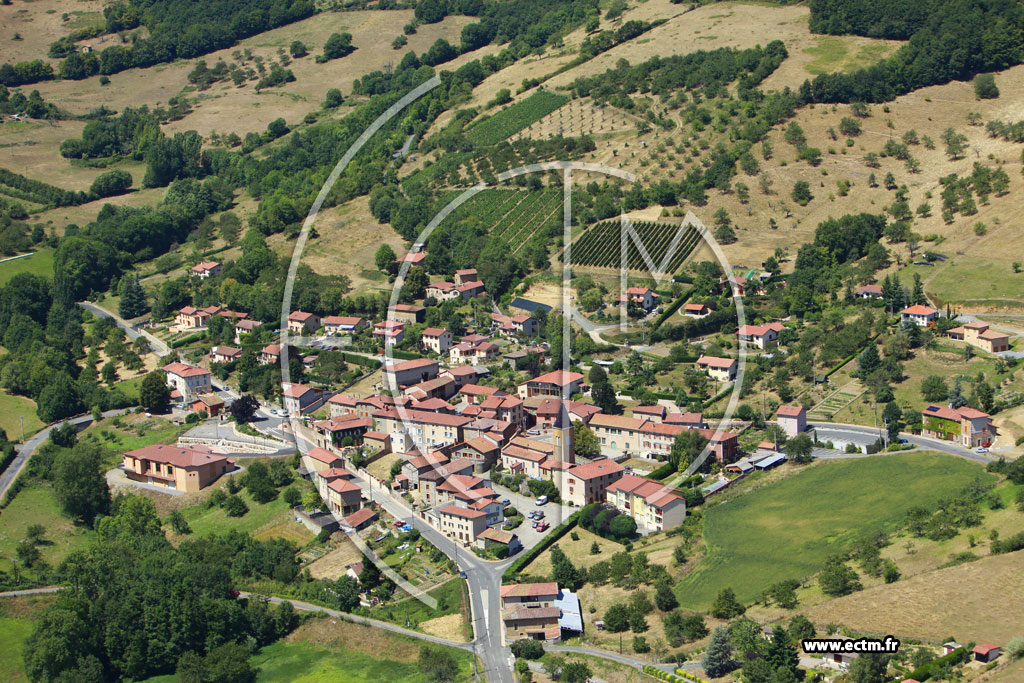 Photo arienne de Saint-Julien-sur-Bibost