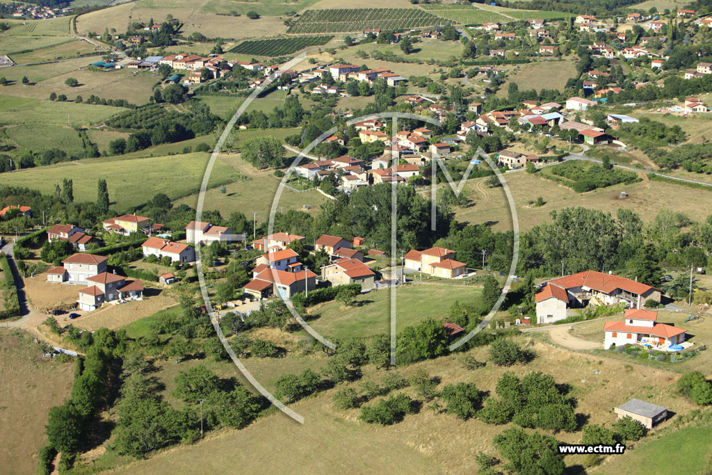Photo arienne de Saint-Pierre-la-Palud (Le Petit Saint-Bonnet)