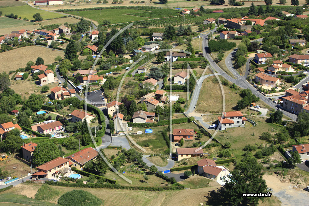 Photo arienne de Saint-Romain-de-Popey