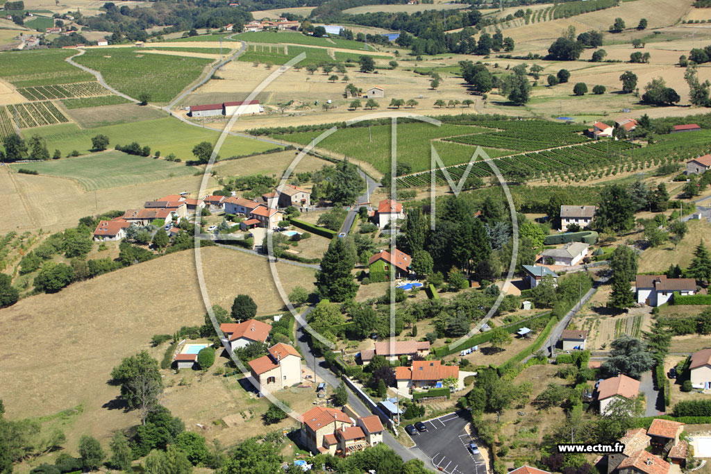 Photo arienne de Saint-Romain-de-Popey