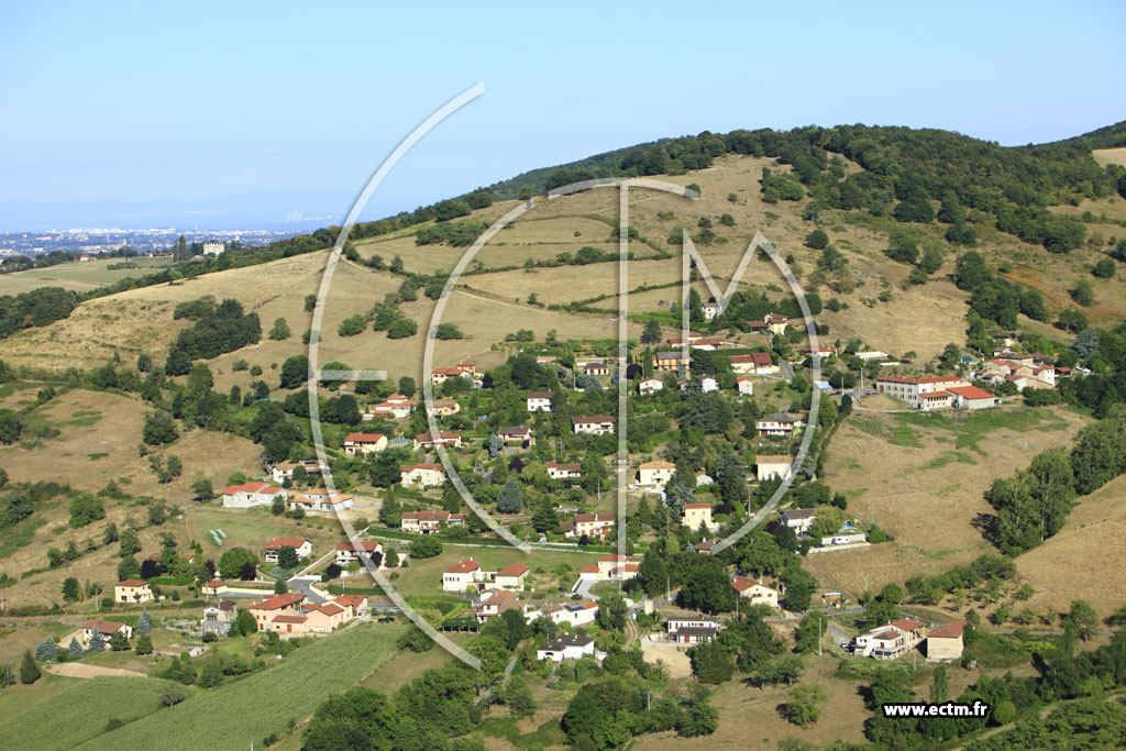 Photo arienne de Sourcieux-les-Mines