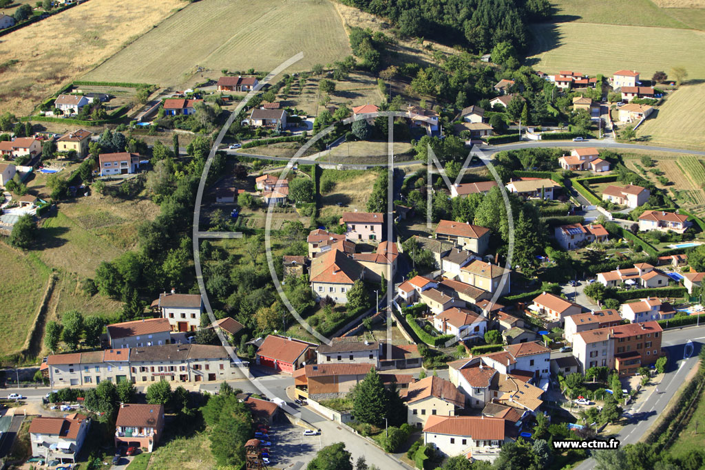 Photo arienne de Sourcieux-les-Mines