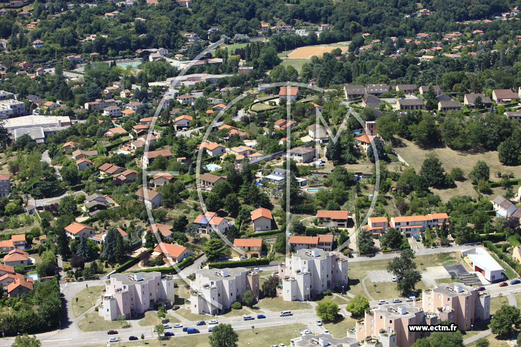 Photo arienne de Brignais