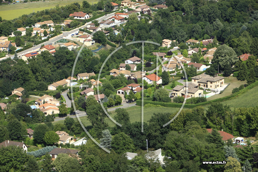 Photo arienne de Chaponnay