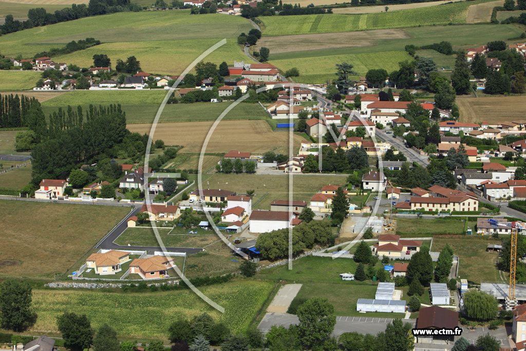 Photo arienne de Chaponnay