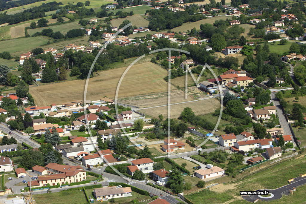 Photo arienne de Chaponnay