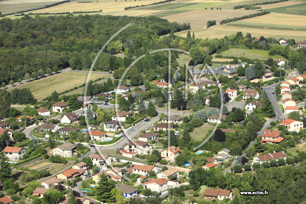 Photo arienne de Feyzin (Chemin de Barbesi)