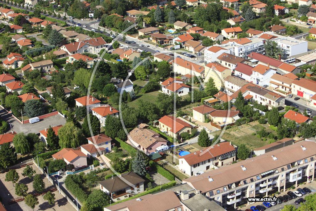 Photo arienne de Feyzin (Route de Lyon)