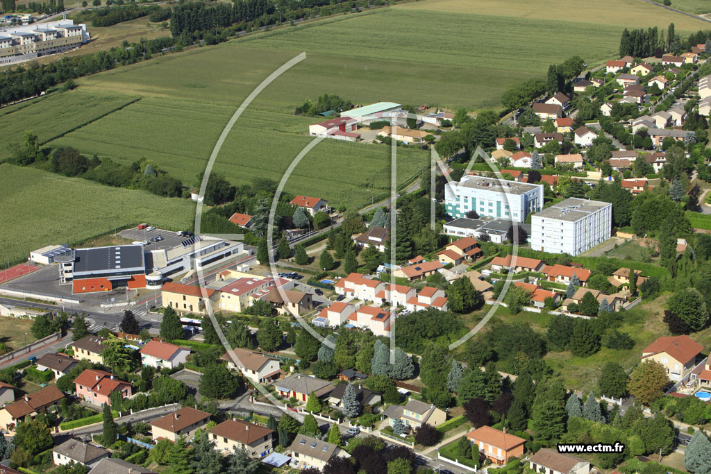 Photo arienne de Feyzin (Route de Lyon)