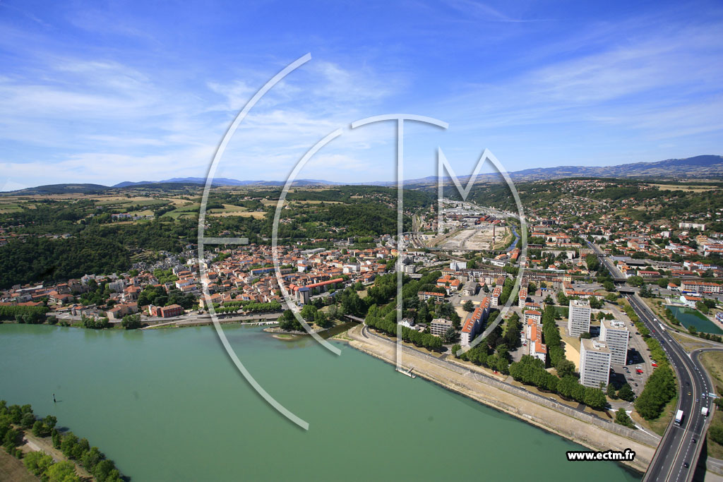 Photo arienne de Givors