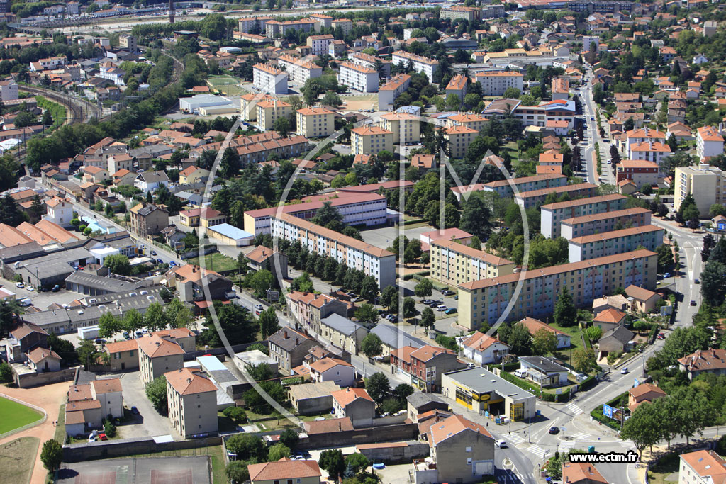 Photo arienne de Givors