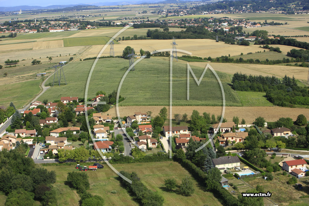 Photo arienne de Mions (Chemin de Chatanay)