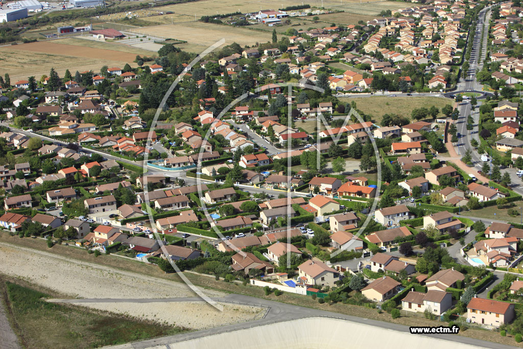 Photo arienne de Mions (Chemin du Charbonnier)