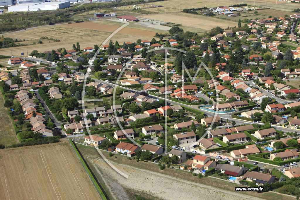 Photo arienne de Mions (Chemin du Charbonnier)