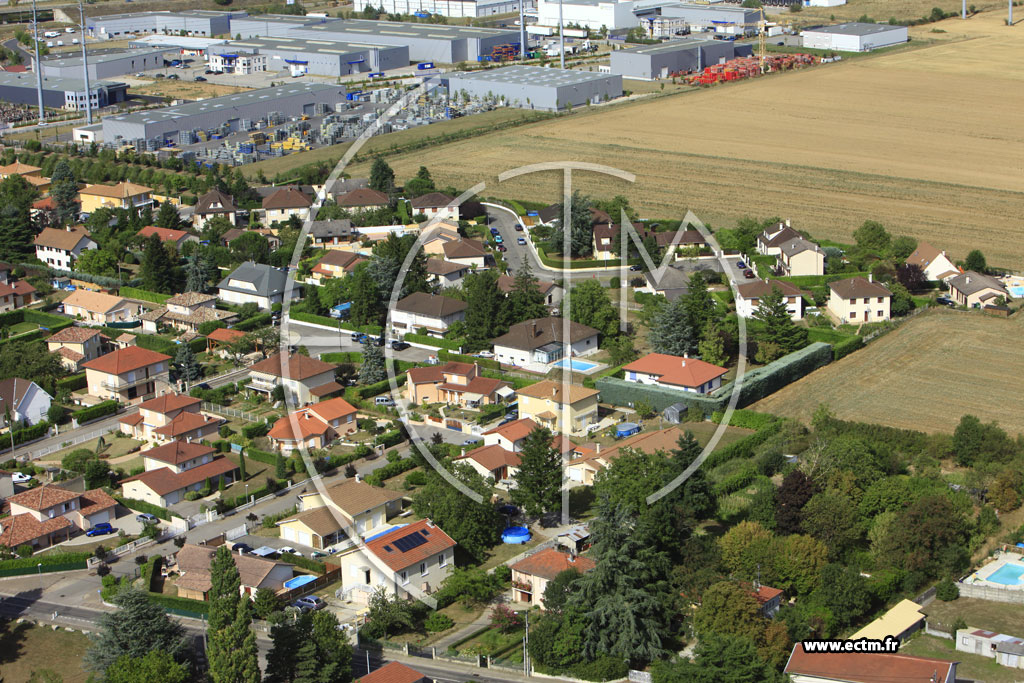 Photo arienne de Mions (Route de Saint Priest)