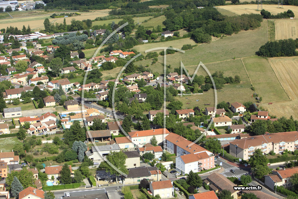 Photo arienne de Mions (Rue de la Rpublique)