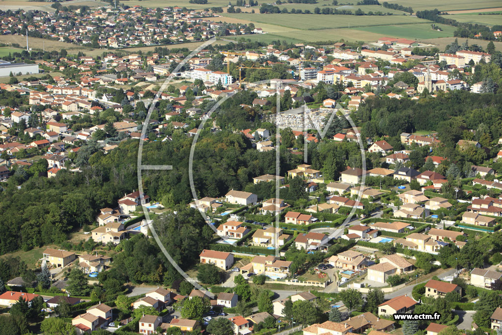 Photo arienne de Saint-Bonnet-de-Mure (Chemin de la Groa)