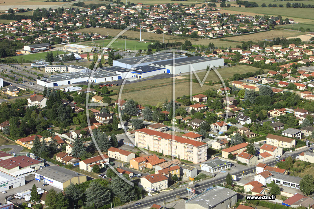 Photo arienne de Saint-Bonnet-de-Mure (Chemin de la Motte)
