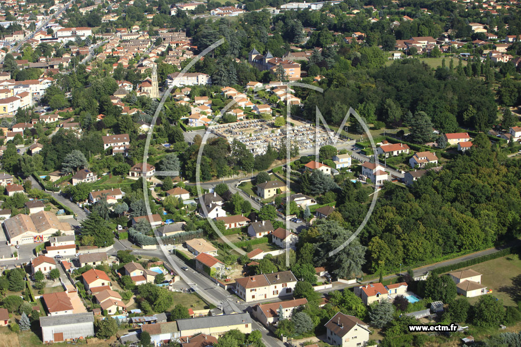 Photo arienne de Saint-Bonnet-de-Mure (Chemin de la Planta)