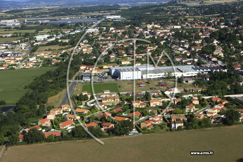 Photo arienne de Saint-Bonnet-de-Mure (Chemin des Engrives)