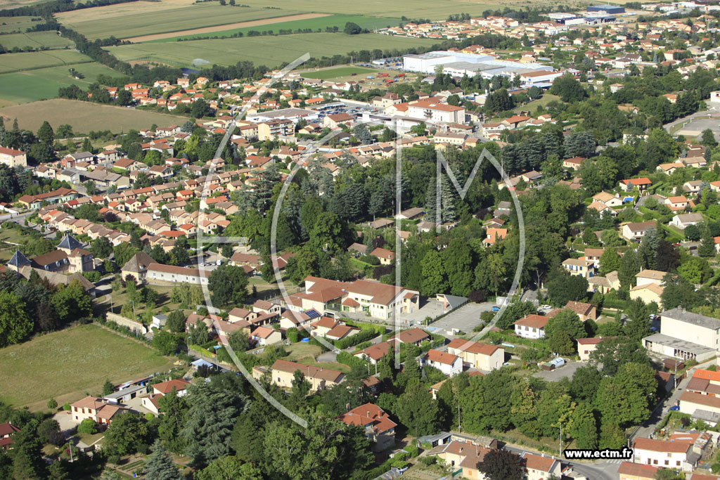 Photo arienne de Saint-Bonnet-de-Mure (Monte du Chteau)