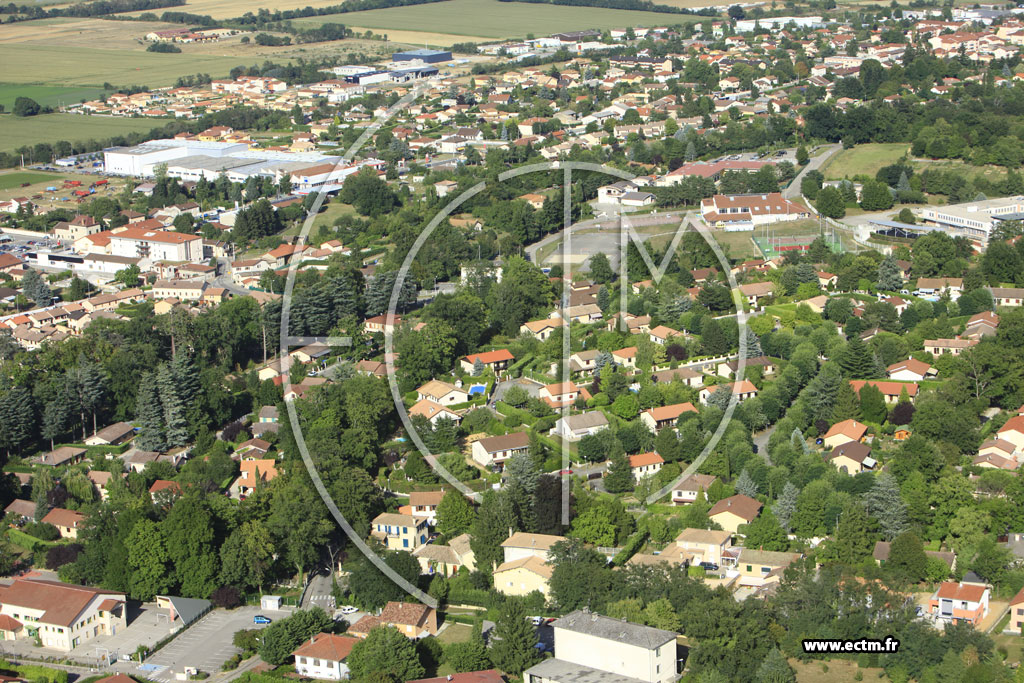 Photo arienne de Saint-Bonnet-de-Mure (Monte du Chteau)