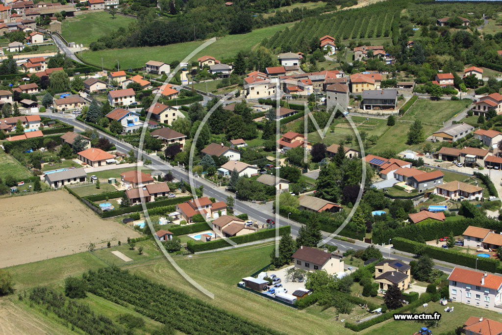 Photo arienne de Saint-Laurent-d'Agny