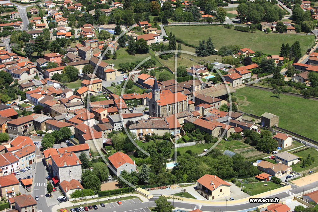 Photo arienne de Saint-Laurent-d'Agny