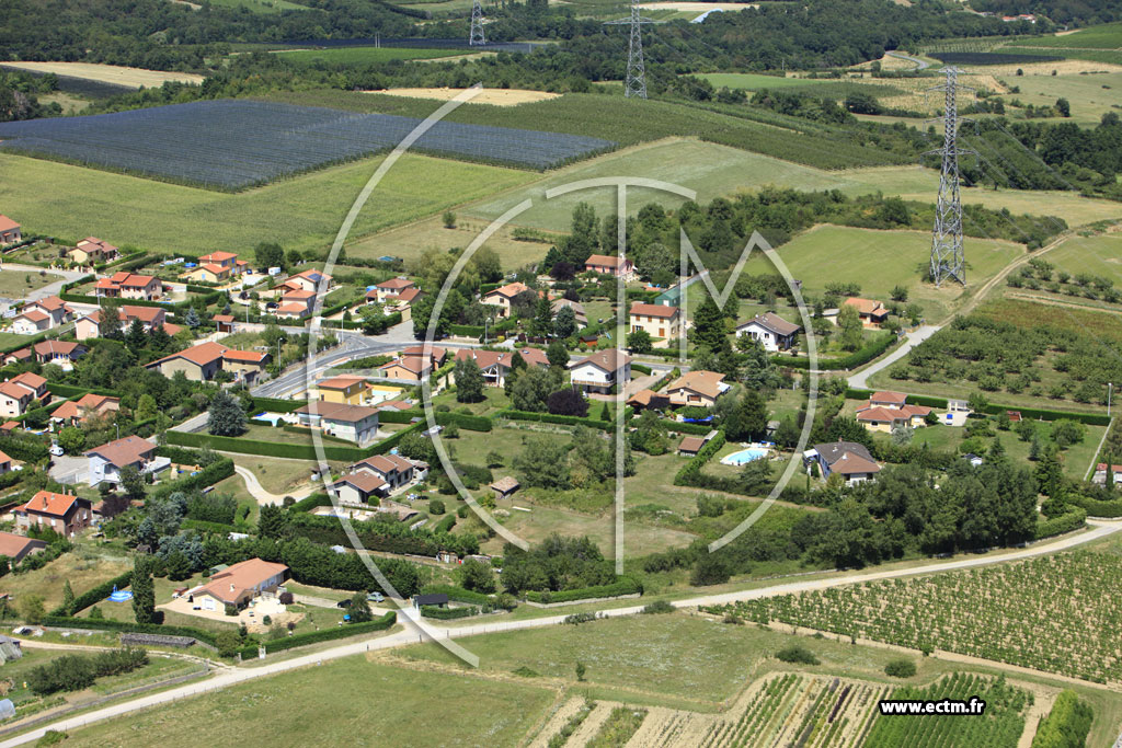 Photo arienne de Saint-Laurent-d'Agny