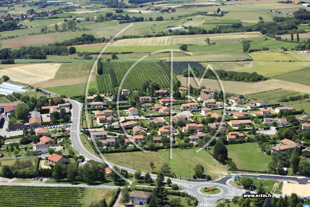 Photo arienne de Saint-Laurent-d'Agny