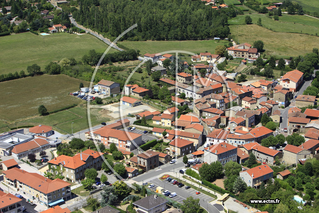 Photo arienne de Saint-Laurent-d'Agny