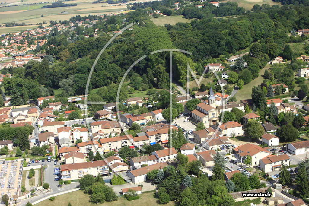Photo arienne de Saint-Pierre-de-Chandieu