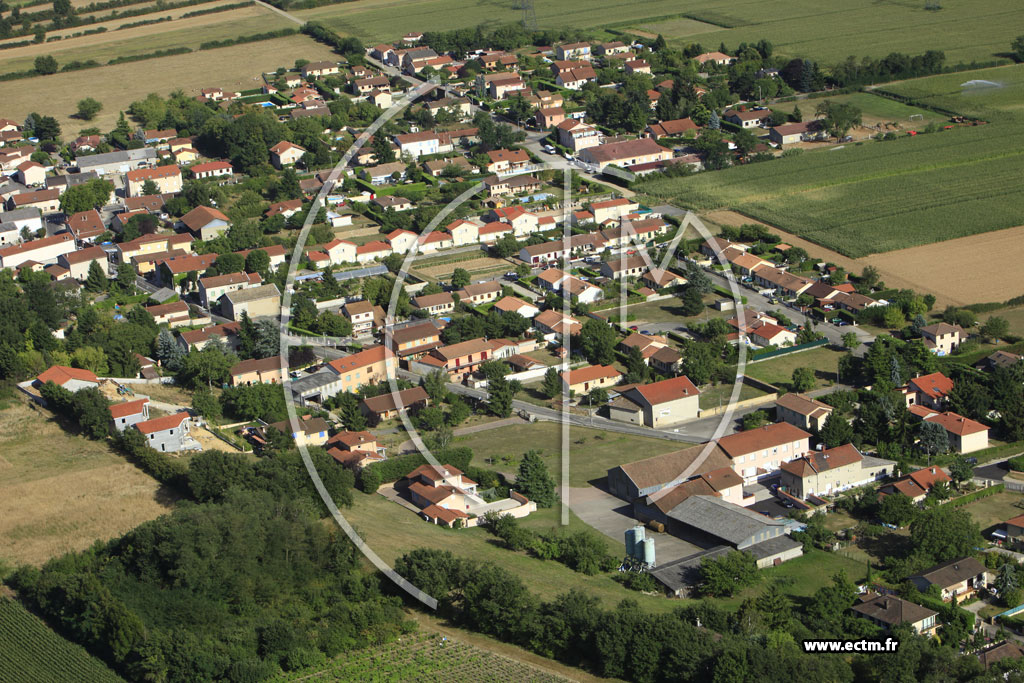Photo arienne de Saint-Priest (La Fouillouse)
